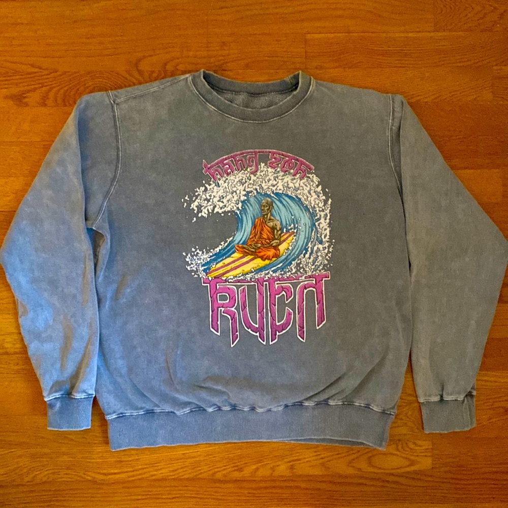 Old Skool RVCA Surfing Buddha Sweater